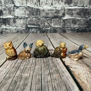 Set of 5 Red Rose Wade Whimsies Group #2